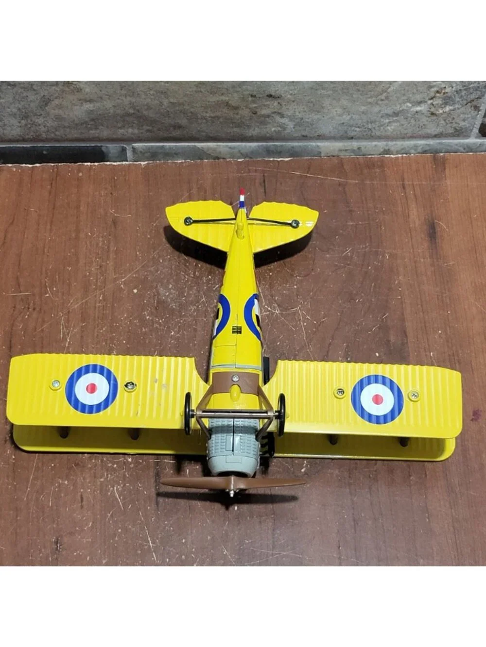 Assembled Airplane Model Kit Spad S VII Biplane Model Kit Rooster Emblem